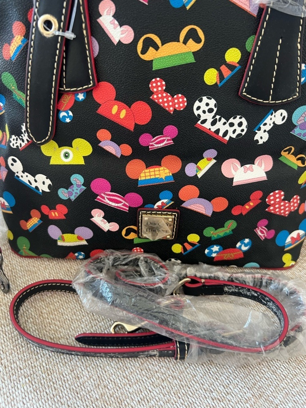 Dooney & Bourke “I Am Ear Hat” Disney Mickey Hat Satchel Shoulder Bag NWT - Picture 9 of 9